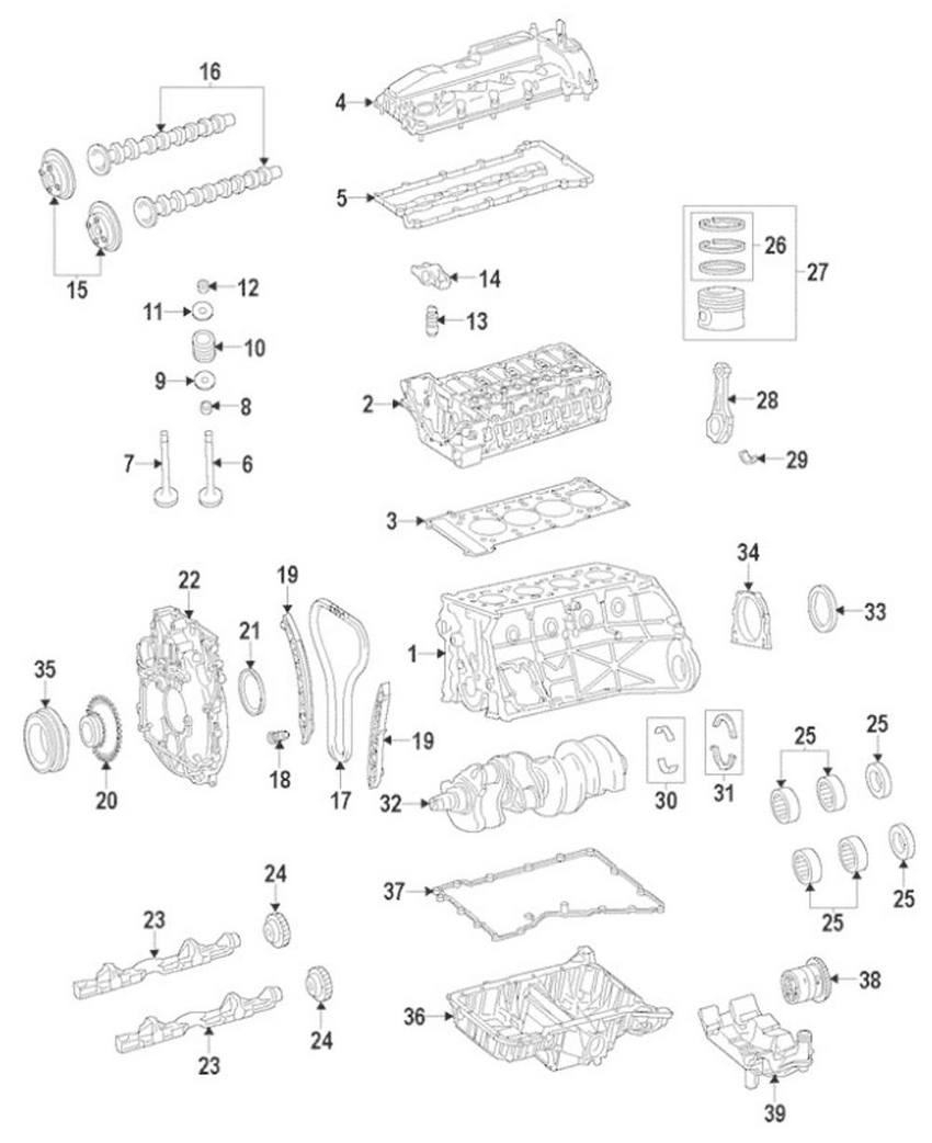 Mercedes Timing Chain 0009938276